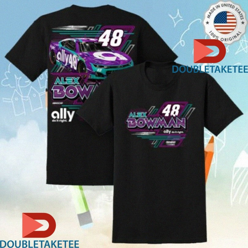 Official Alex Bowman #48 Ally Bolt Hendrick Motorsports Shirts Unisex , , , Long Sleeve Tee