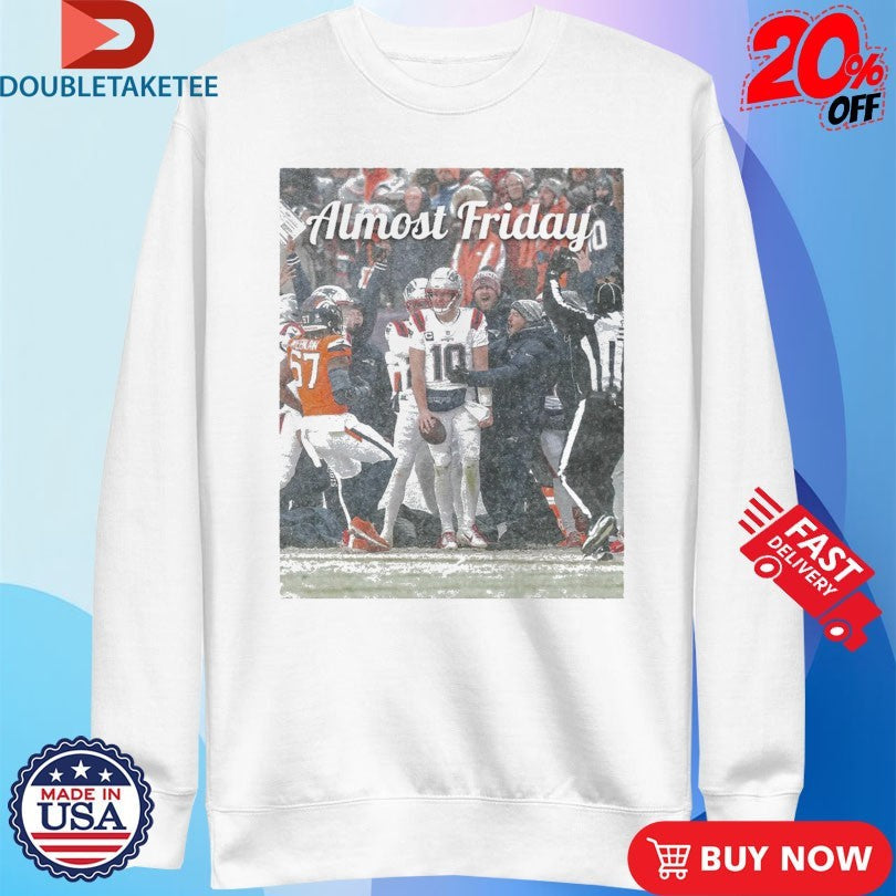 Official Almost Friday Drake Maye Snow Shirts Unisex , , , Long Sleeve Tee