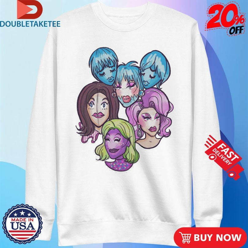 Official Amanda Tori Meating Faces Of Amanda Shirts Unisex , , , Long Sleeve Tee