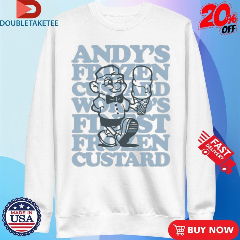 Official Andy’s Frozen Custard World Finest Frozen Custard Hugh Shirts Unisex , , , Long Sleeve Tee