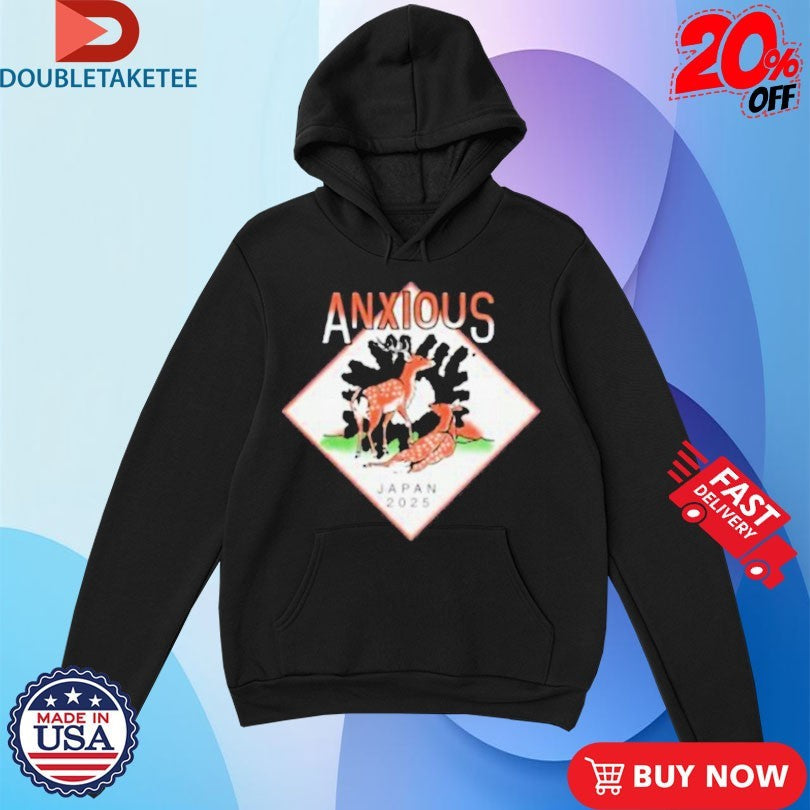 Official Anxious Japan 2025 Deers Shirts Unisex , , , Long Sleeve Tee
