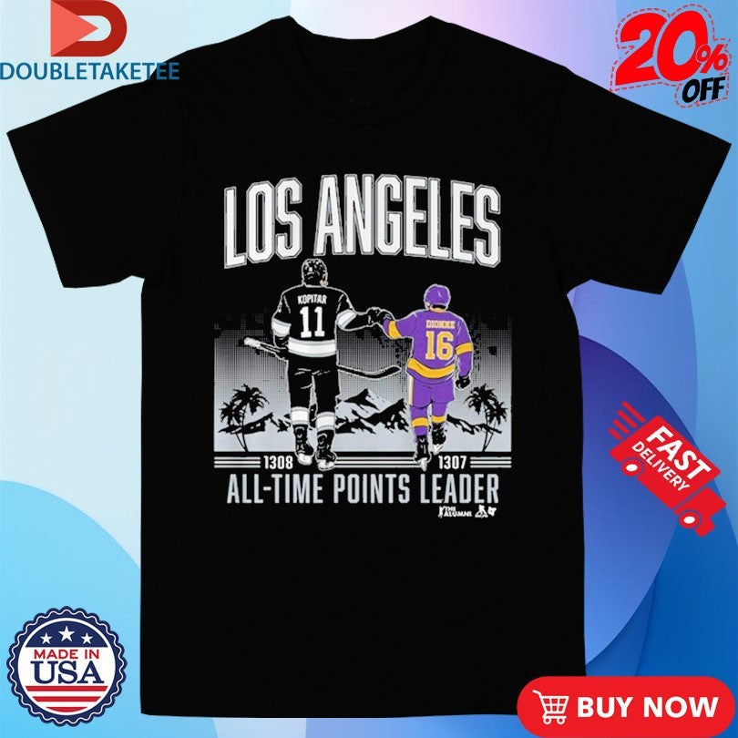 Official Anze Kopitar And Marcel Dionne Los Angeles All Time Point Leader Shirts Unisex , , , Long Sleeve Tee