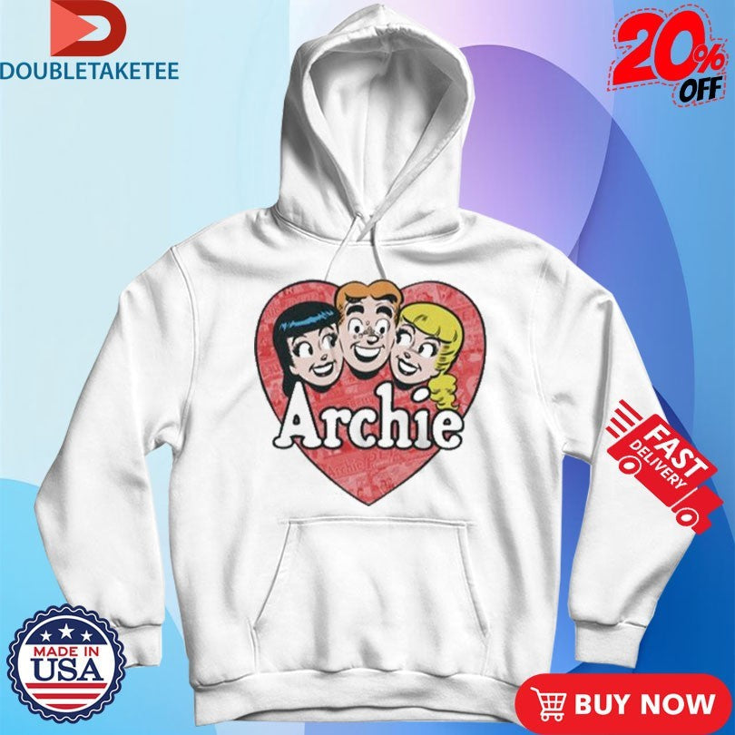 Official Archie Comics Heart Shirts Unisex , , , Long Sleeve Tee
