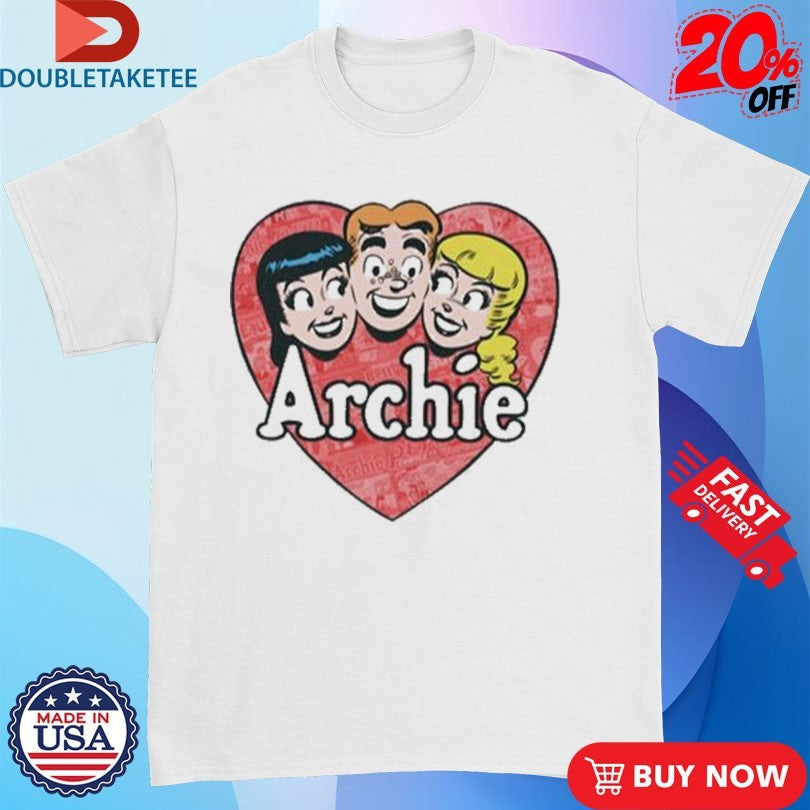 Official Archie Comics Heart Shirts Unisex , , , Long Sleeve Tee