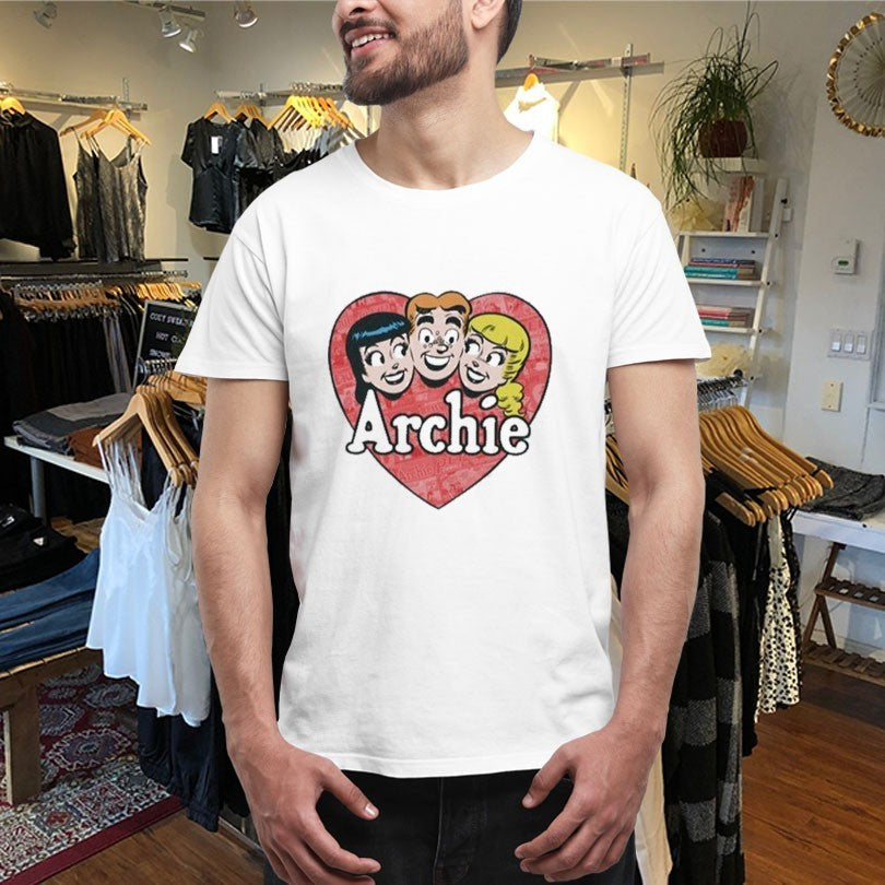 Official Archie Comics Heart Shirts Unisex , , , Long Sleeve Tee