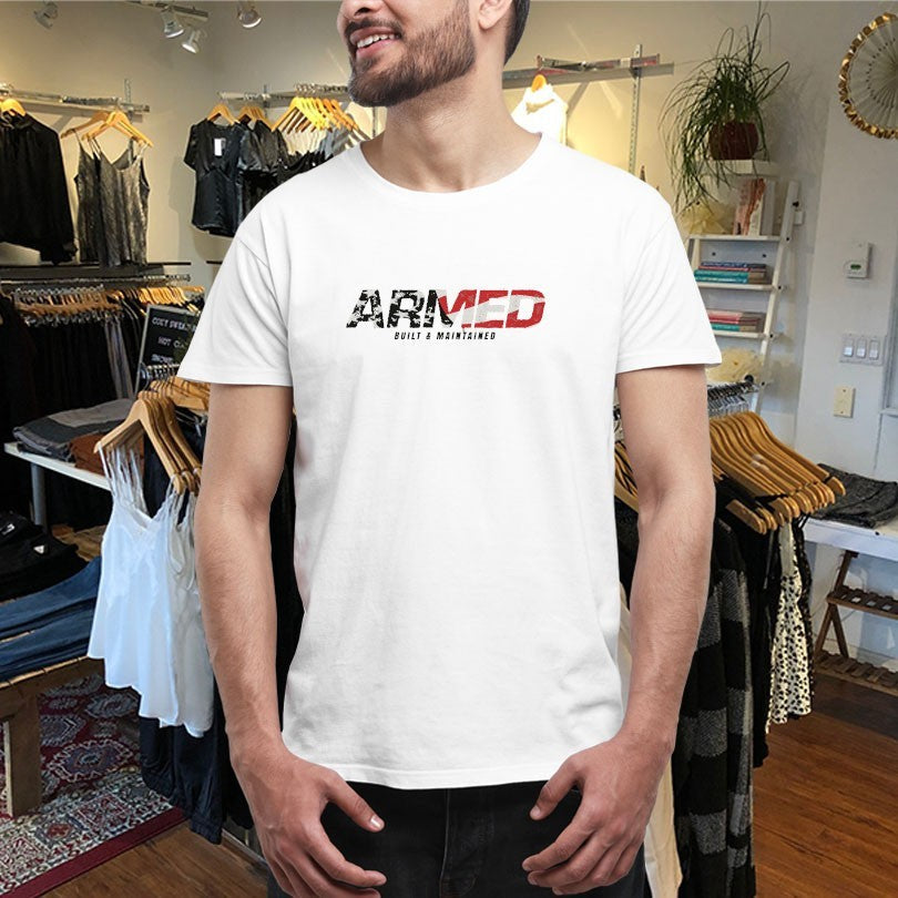 Official Armed Scholar Armed Built &amp; Maintained Shirts Unisex , , , Long Sleeve Tee