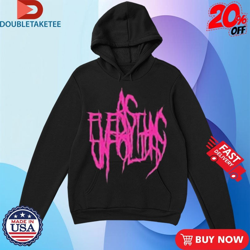 Official As Everything Unfolds Metal Logo Shirts Unisex , , , Long Sleeve Tee