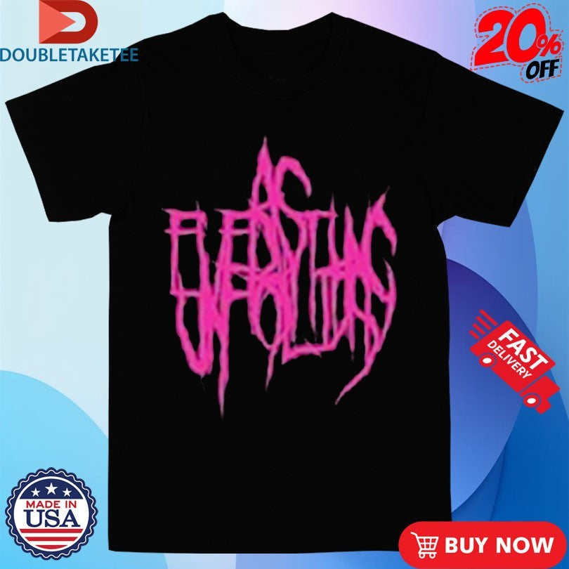 Official As Everything Unfolds Metal Logo Shirts Unisex , , , Long Sleeve Tee