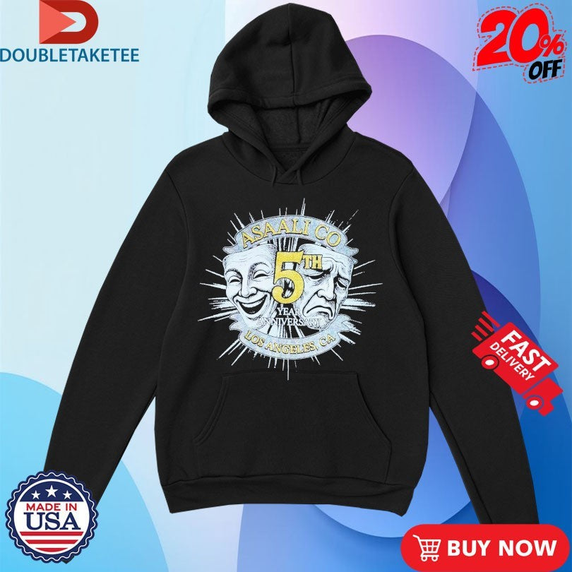 Official Asaali 5th Anniversary Los Angeles Ca Masks Shirts Unisex , , , Long Sleeve Tee