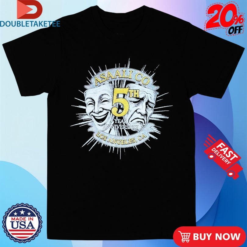 Official Asaali 5th Anniversary Los Angeles Ca Masks Shirts Unisex , , , Long Sleeve Tee