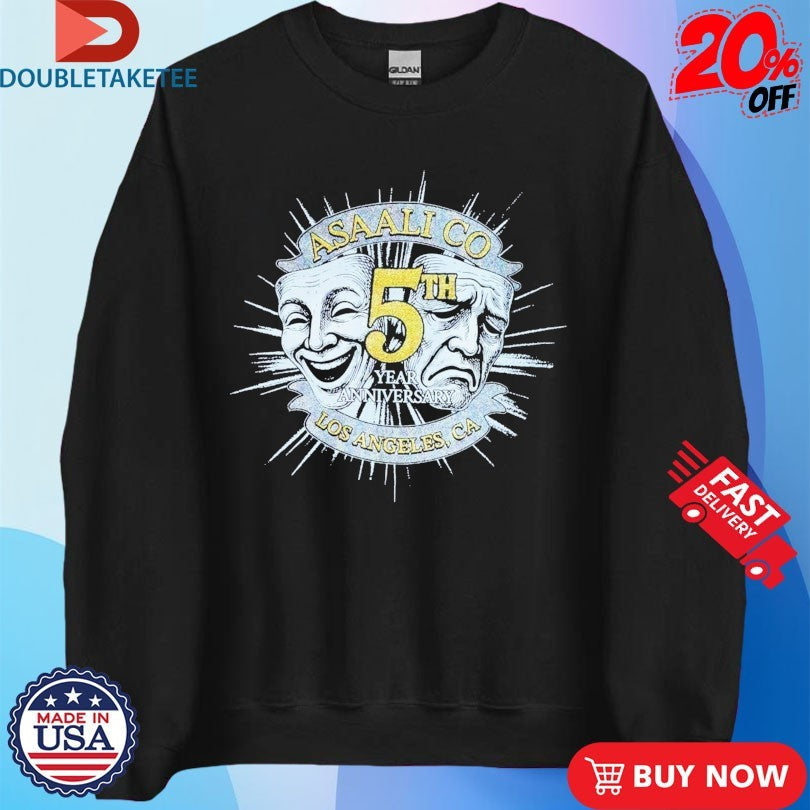 Official Asaali 5th Anniversary Los Angeles Ca Masks Shirts Unisex , , , Long Sleeve Tee
