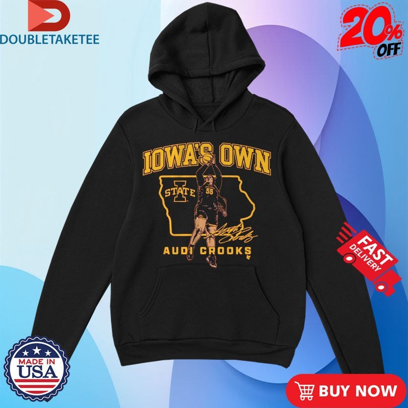 Official Audi Crooks State Star Iowa’s Own State Cyclones Basketball Shirts Unisex , , , Long Sleeve Tee