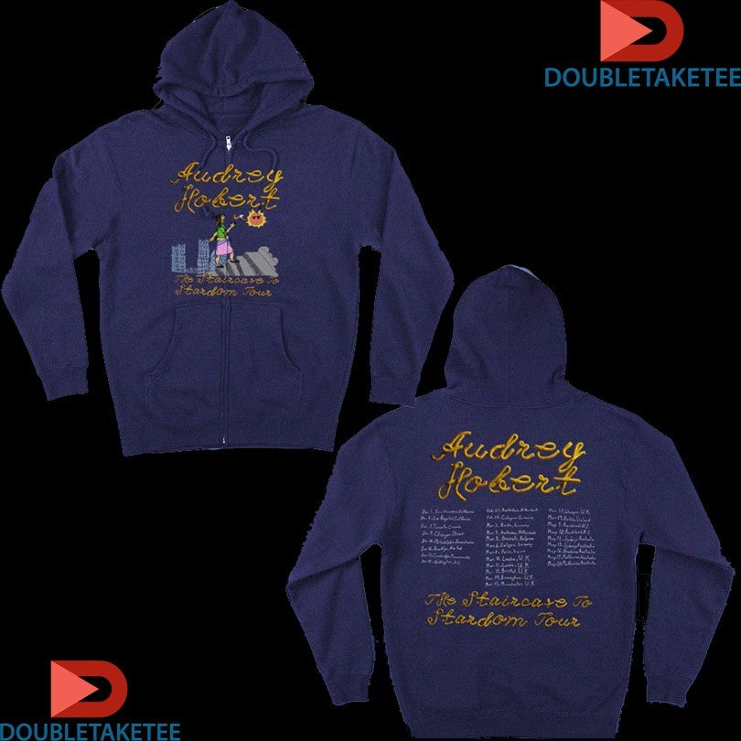 Official Audrey Hobert Staircase To Stardom Tour 2025 Dates Shirts Unisex , , , Long Sleeve Tee
