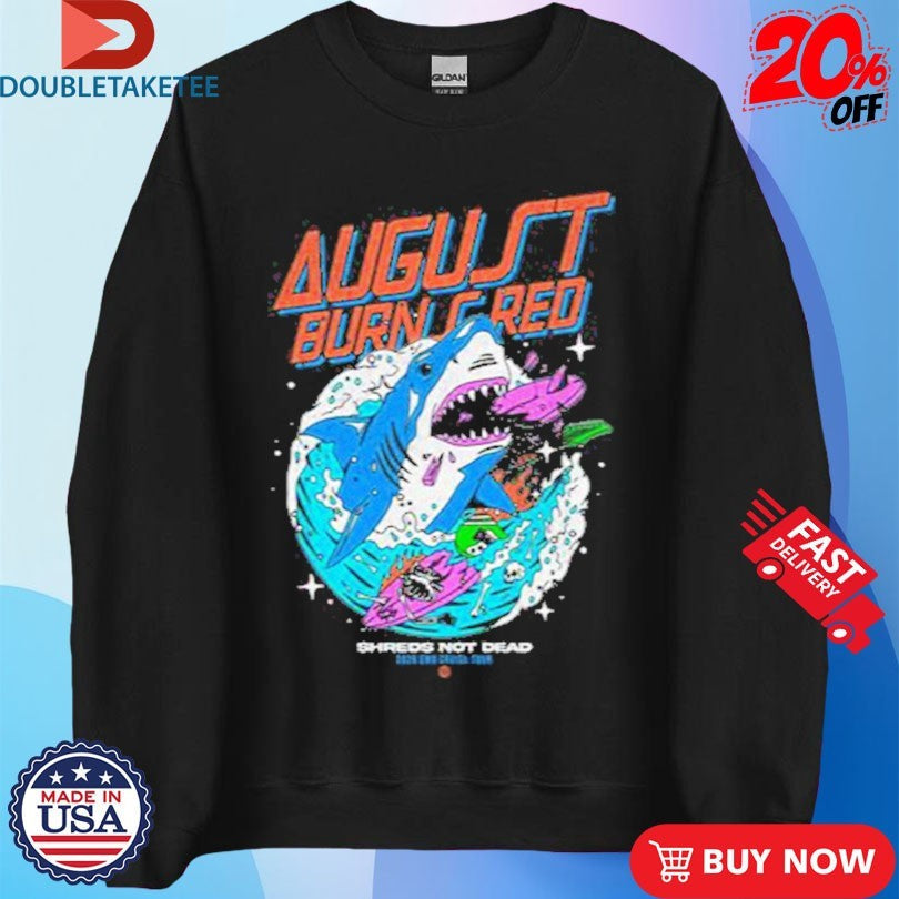 Official August Burns Red Jan 22 2026 Downtown Miami FL Shreds Not Dead Shark Shirts Unisex , , , Long Sleeve Tee