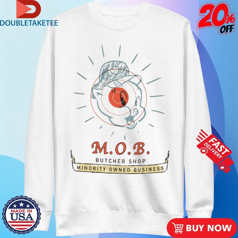 Official BabyFace Ray MOB Butcher Shop Minority Owned Business Shirts Unisex , , , Long Sleeve Tee
