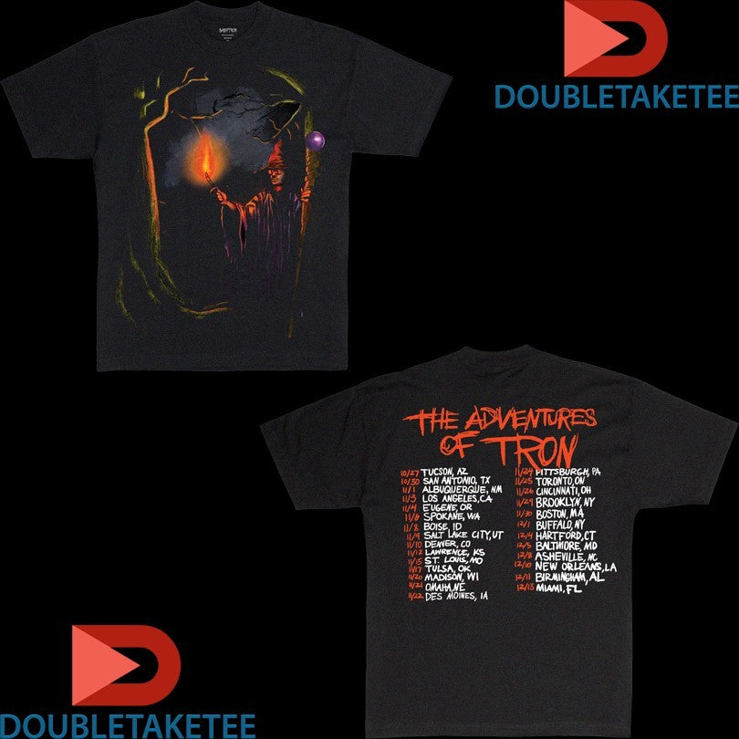 Official Babytron The Adventures Of Tron Tour 2024 Dates Shirts Unisex , , , Long Sleeve Tee