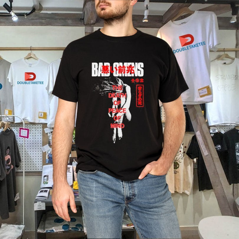 Official Bad Omens The Death Of Peace Of Mind Take Me First Shirts Unisex , , , Long Sleeve Tee