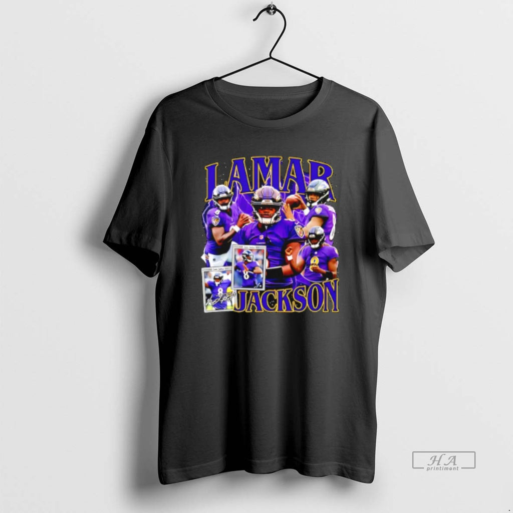 Official Baltimore Ravens Lamar Jackson Picture Collage Signature