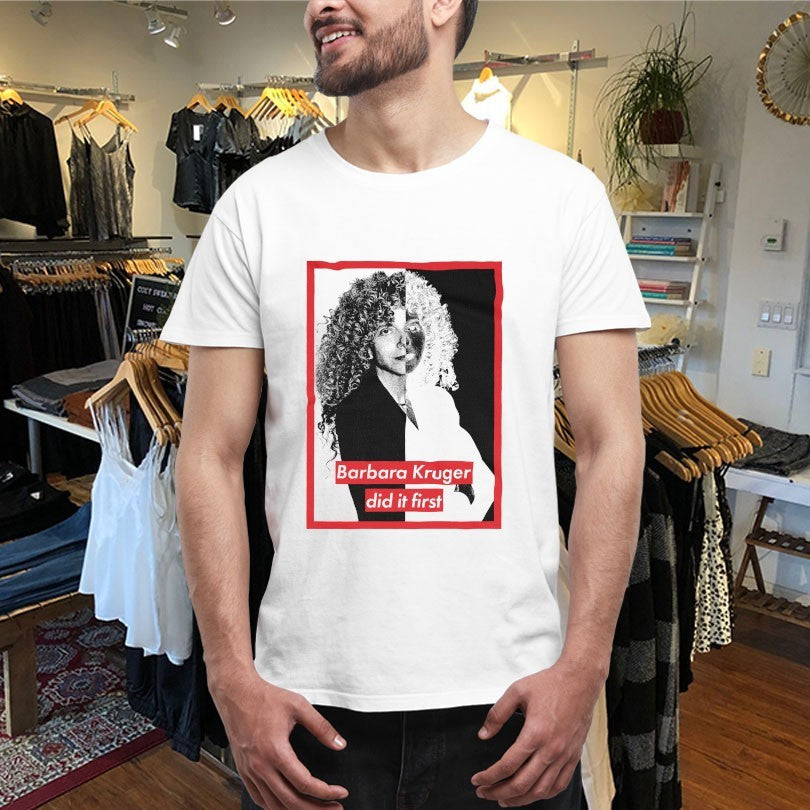 Official Barbara Kruger Did It First Shirts Unisex , , , Long Sleeve Tee