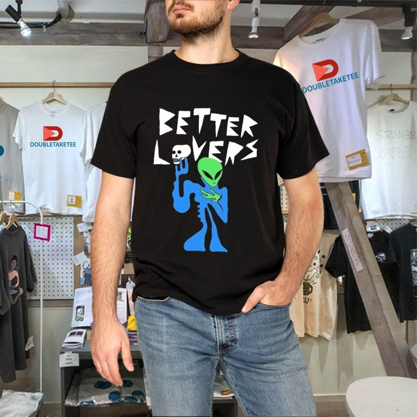 Official Better Lovers Alien Skull Shirts Unisex , , , Long Sleeve Tee