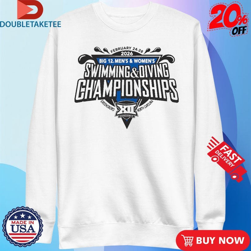Official Big 12 2026 Men’s And Women’s Swimming &amp; Diving Championships Shirts
