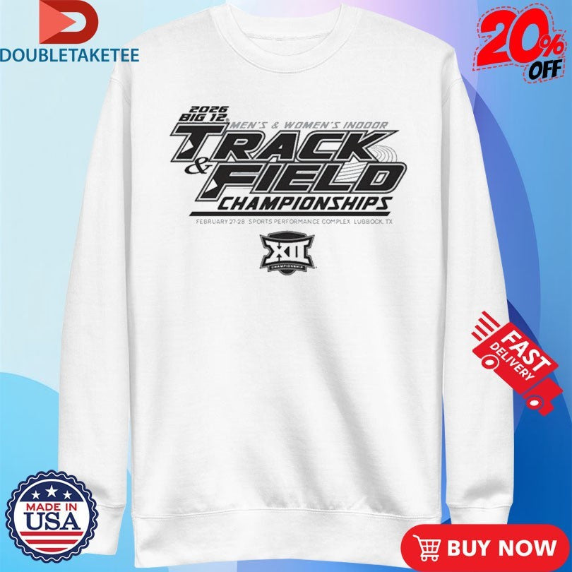 Official Big 12 2026 Men’s &amp; Women’s Indoor Track &amp; Field Championships Shirts