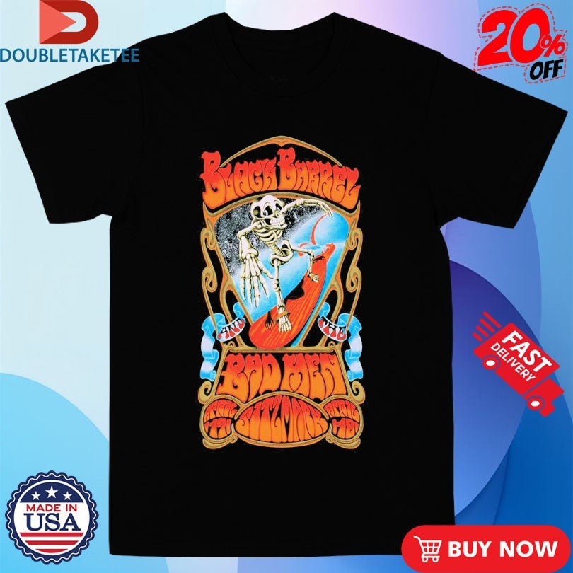 Official Black Barrel And The Bad Men Apr 17-18 2026 Syracuse NY Skeleton Shirts Unisex , , , Long Sleeve Tee