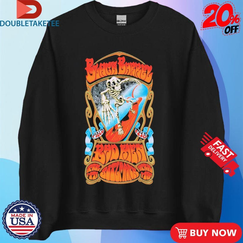 Official Black Barrel And The Bad Men Apr 17-18 2026 Syracuse NY Skeleton Shirts Unisex , , , Long Sleeve Tee