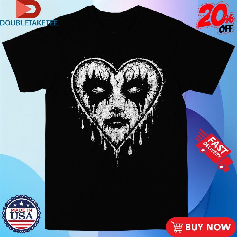Official Blackcraft Cult Corpse Paint Heart Shirts Unisex , , , Long Sleeve Tee