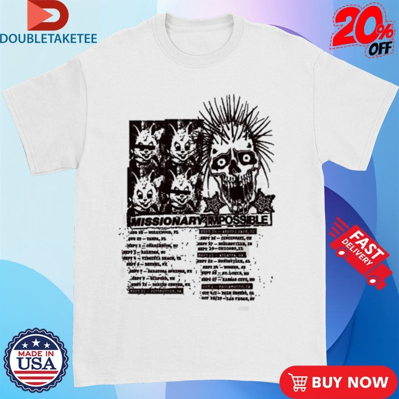 Official Blink-182 Missionary Impossible 2025 Tour Shirts Unisex , , , Long Sleeve Tee