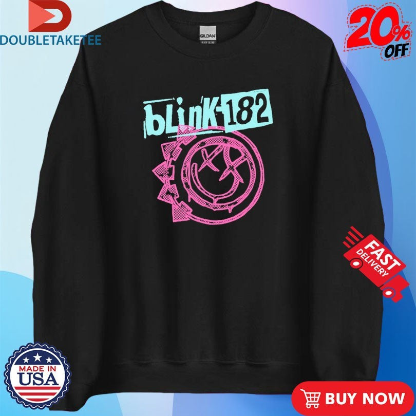 Official Blink 182 Smiley Shirts Unisex , , , Long Sleeve Tee