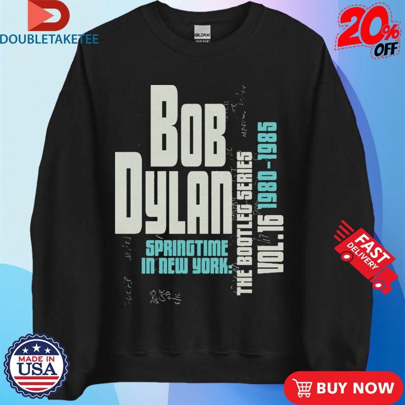 Official Bob Dylan Springtime In New York 1980 1985 Shirts Unisex , , , Long Sleeve Tee