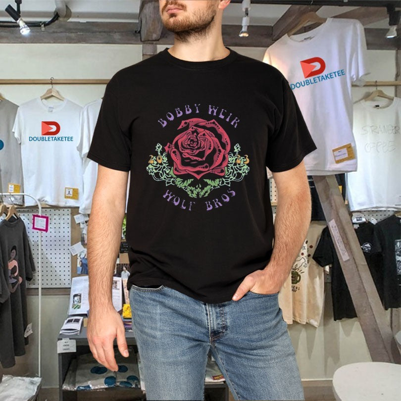 Official Bob Weir And Wolf Bros 2023 Rose Shirts Unisex , , , Long Sleeve Tee