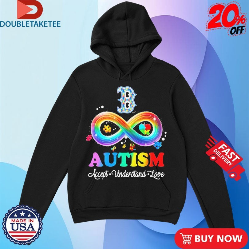 Official Boston Red Sox Autism Accept Understand Love Shirts Unisex , , , Long Sleeve Tee