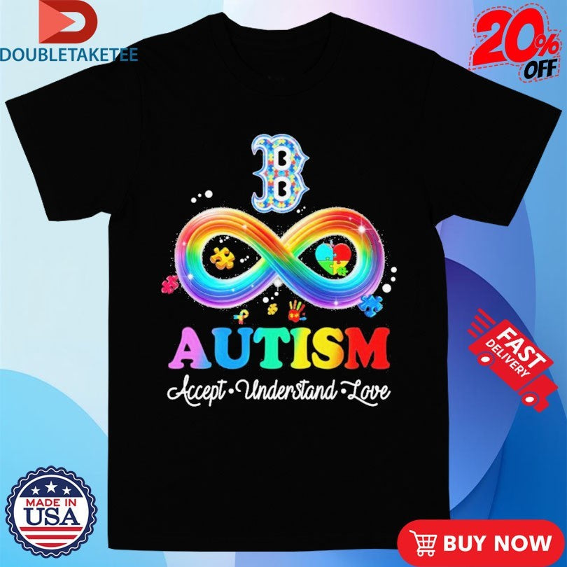 Official Boston Red Sox Autism Accept Understand Love Shirts Unisex , , , Long Sleeve Tee