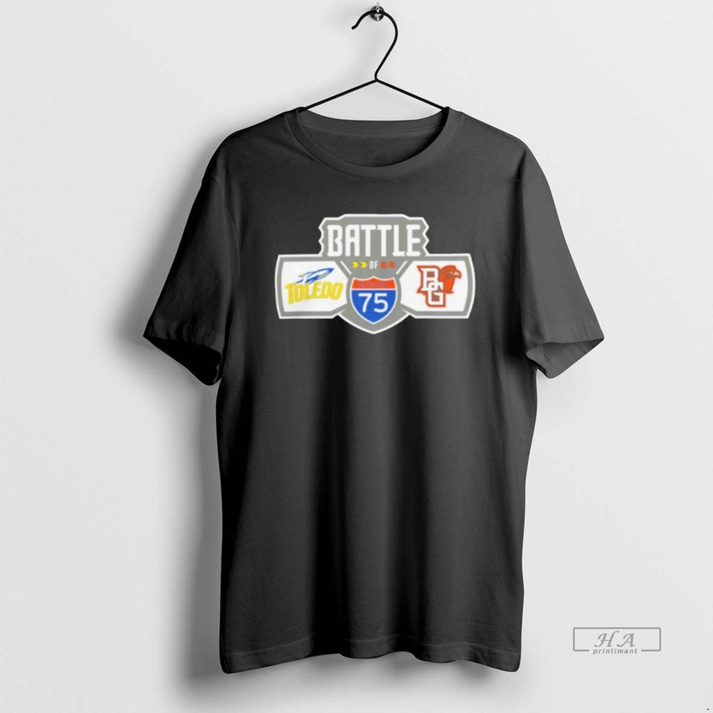 Official Bowling Green Falcons Vs Toledo Rockets Football Battle Of I 75 Logo