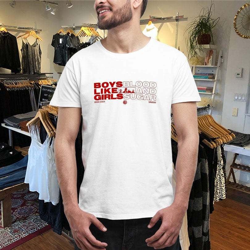 Official Boys Like Girls Blood And Sugar Since 2004 Text Block Shirts Unisex , , , Long Sleeve Tee