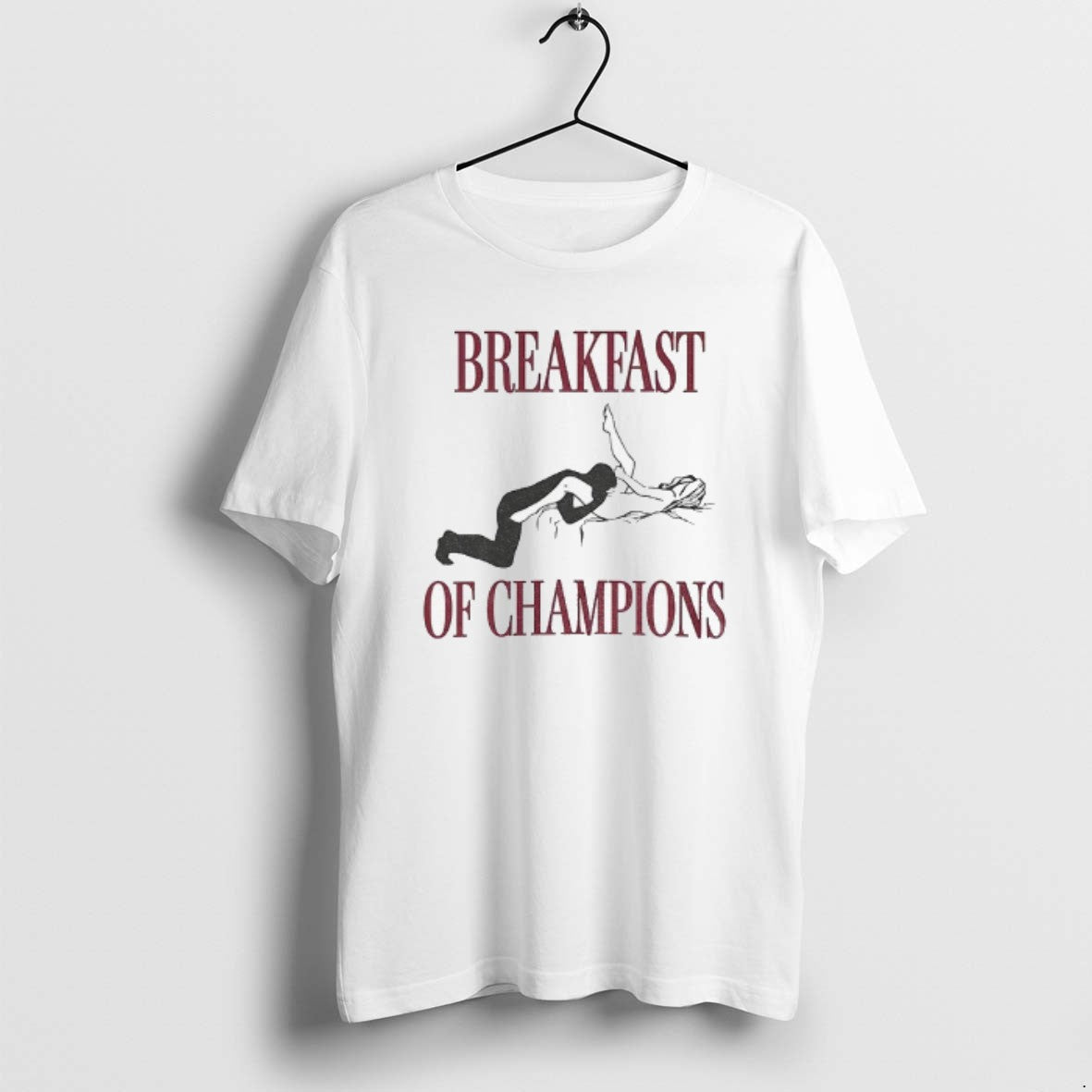 Official Breakfast Champions Night Games Sarcastic