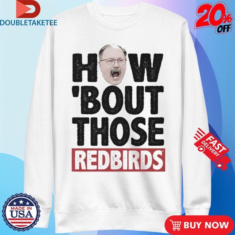 Official Brock Spack How ‘Bout Those Illinois State Redbirds Head !s Unisex , , , Long Sleeve Tee