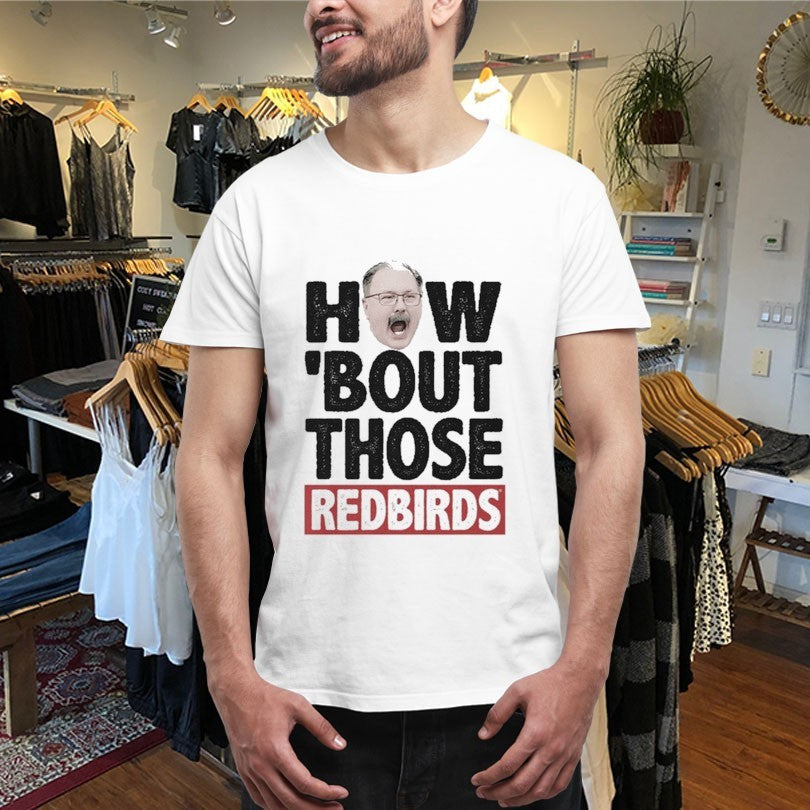 Official Brock Spack How ‘Bout Those Illinois State Redbirds Head !s Unisex , , , Long Sleeve Tee