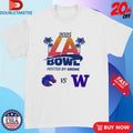Official Bucked Up La Bowl Hosted By Gronk Washington Huskies Vs Boise State Broncos Matchup On December 13 2025 Shirts