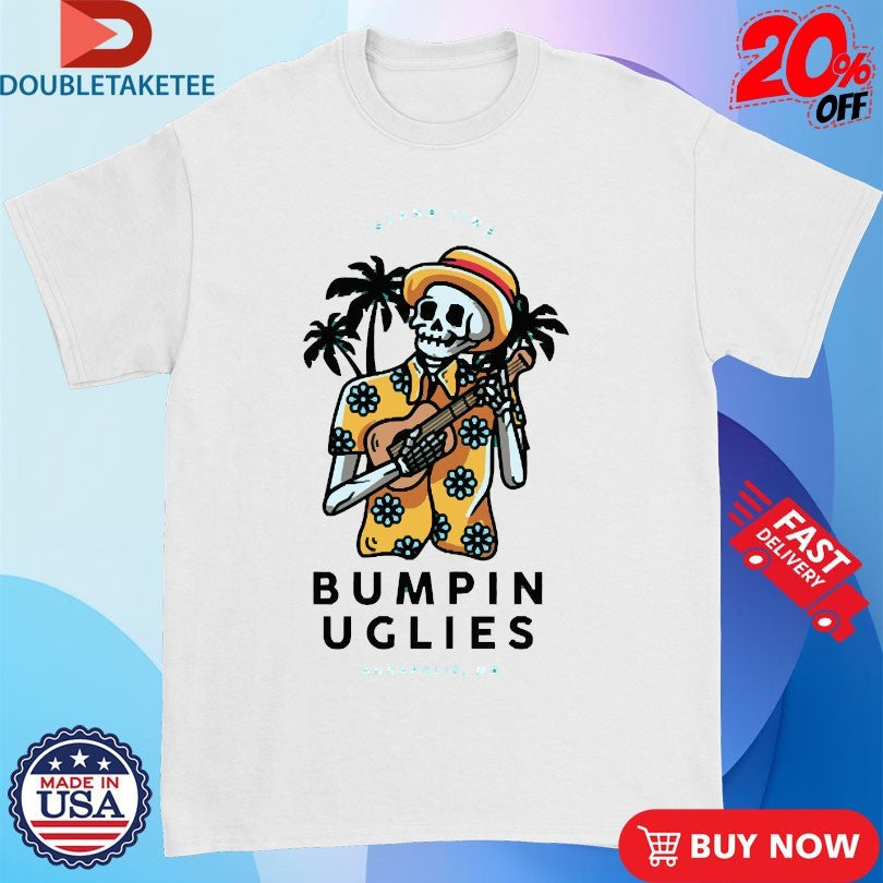 Official Bumpin Uglies Island Time Ukulele Skeleton Guitar Shirts Unisex , , , Long Sleeve Tee