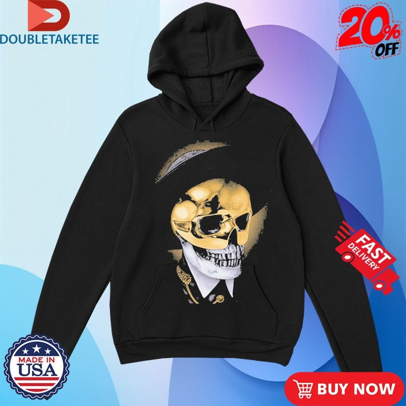 Official Busta Rhymes Gold Skull Shirts Unisex , , , Long Sleeve Tee
