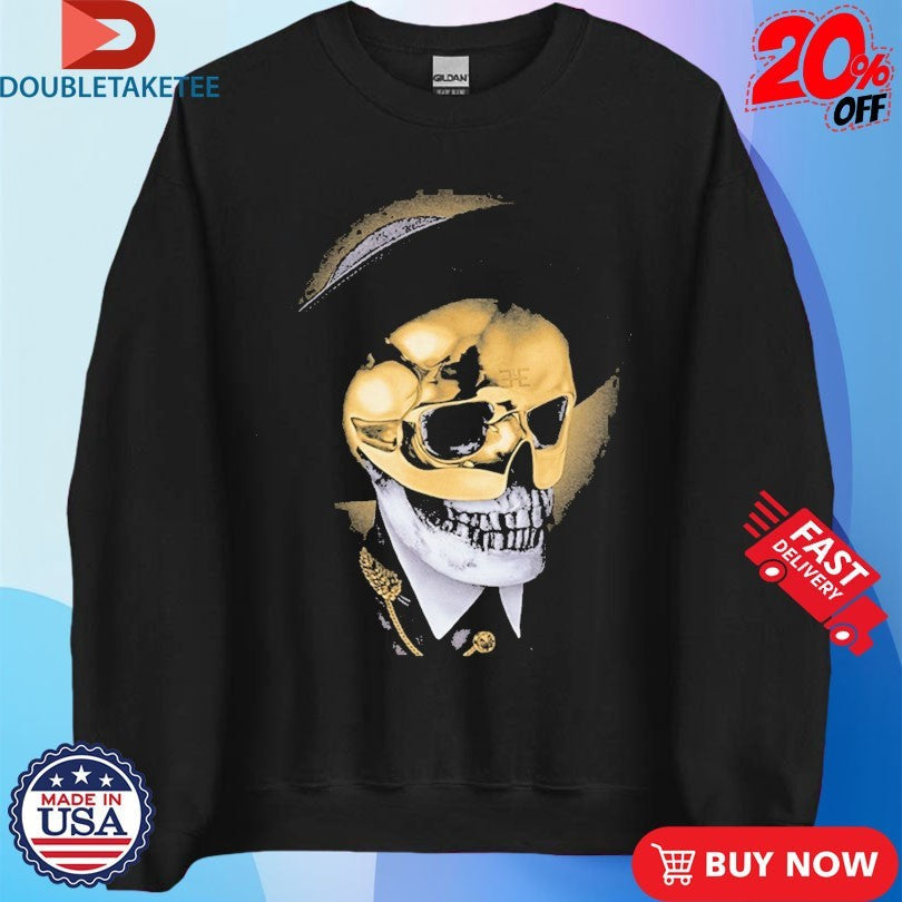 Official Busta Rhymes Gold Skull Shirts Unisex , , , Long Sleeve Tee