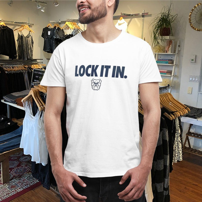 Official Butler Bulldogs Lock It In Shirts Unisex , , , Long Sleeve Tee