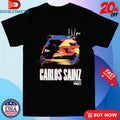 Official Carlos Sainz Kids Glitch Helmet Williams F1 Shirts Unisex , , , Long Sleeve Tee