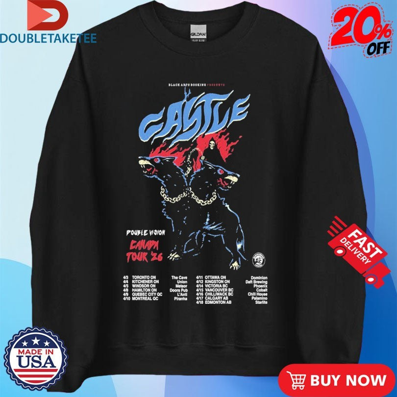 Official Castle Canada Tour 2026 Dates Shirts Unisex , , , Long Sleeve Tee