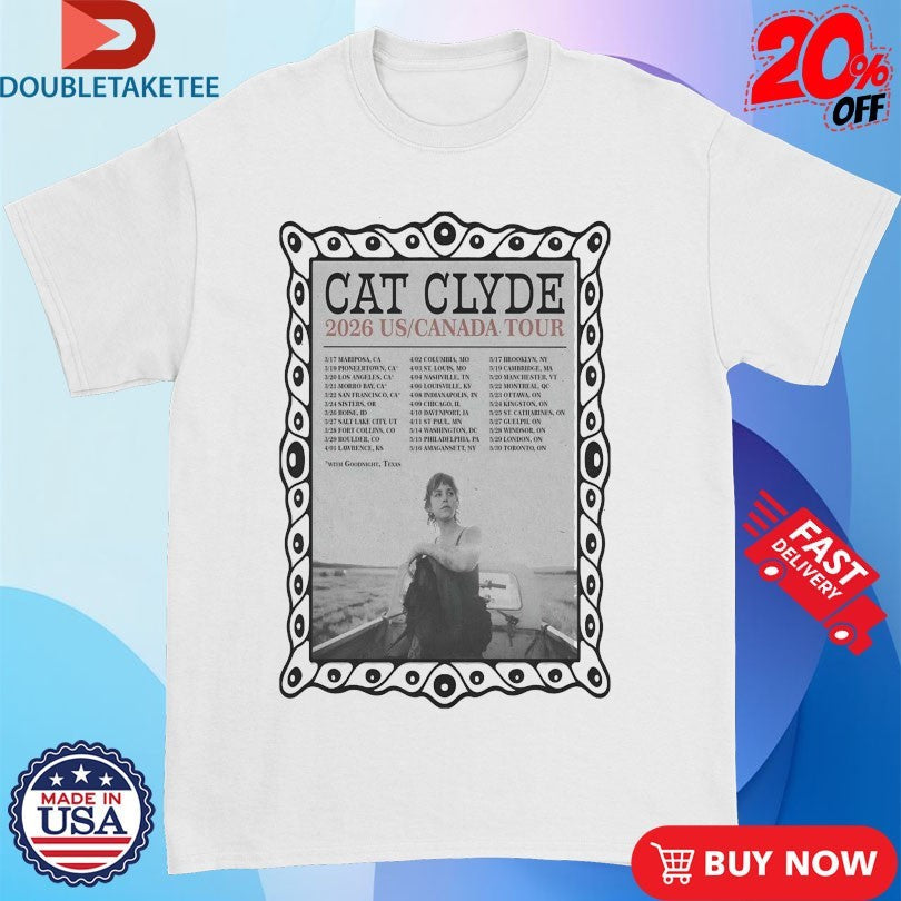 Official Cat Clyde US-Canada Tour 2026 Shirts Unisex , , , Long Sleeve Tee