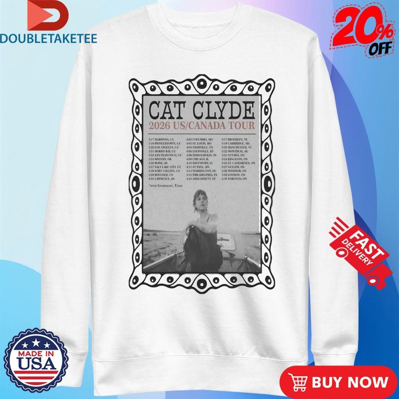 Official Cat Clyde US-Canada Tour 2026 Shirts Unisex , , , Long Sleeve Tee