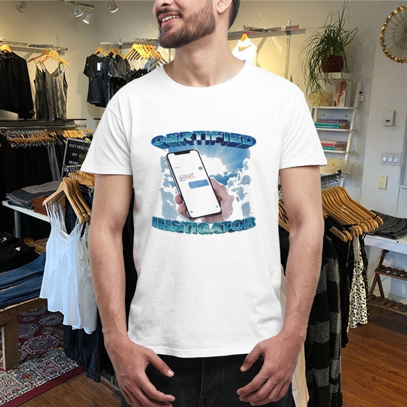 Official Certified Instigator Phone Shirts Unisex , , , Long Sleeve Tee